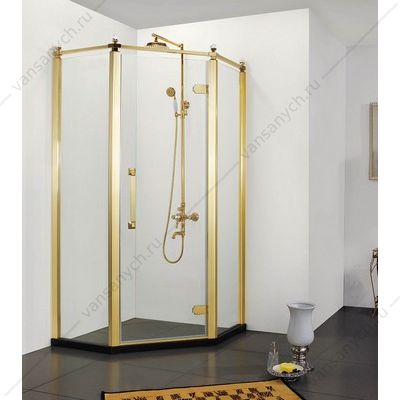 Душевое ограждение 90х90 Azario ONTARIO, стекло 8 мм, профиль золото глянц. AZ-NBB3231 900 GOLD AZARIO (Россия/Китай) купить в Тюмени (Ван Саныч™)